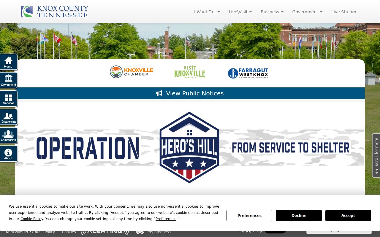 Knoxville residents directory Knox County government records hub