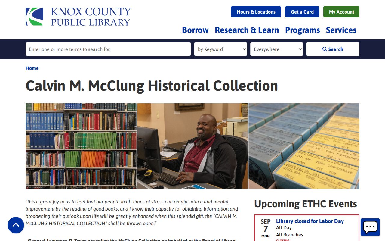 Knoxville residents directory McClung historical collection