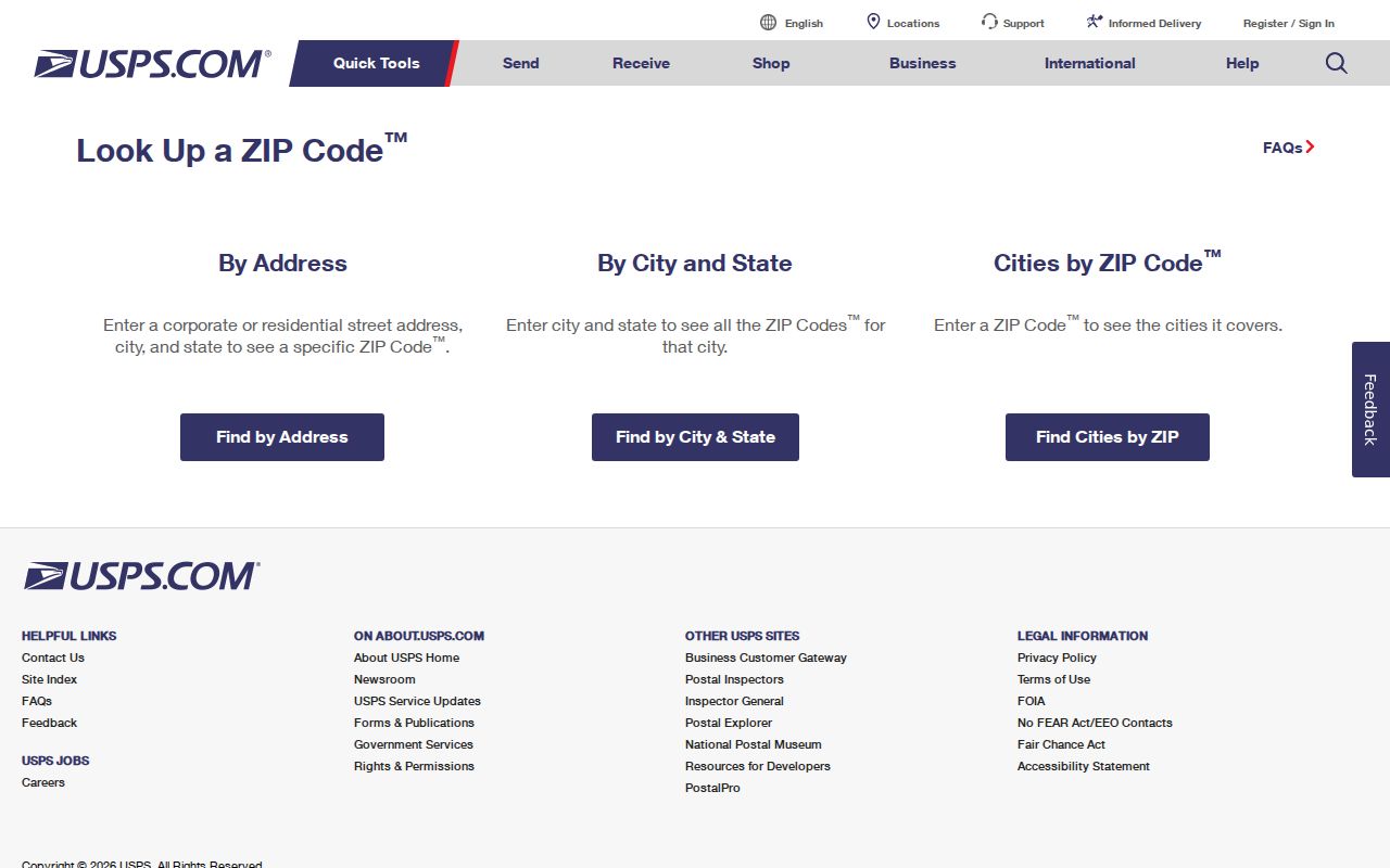 Knoxville ZIP code directory USPS ZIP Code Lookup